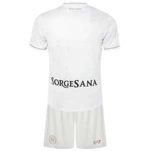 Bambino Maglia Calcio SSC Napoli 2025-26 Trasferta (+ Pantaloncini)