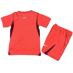 Bambino Maglia Calcio Turchia Mondiali 2026 Trasferta (+ Pantaloncini)