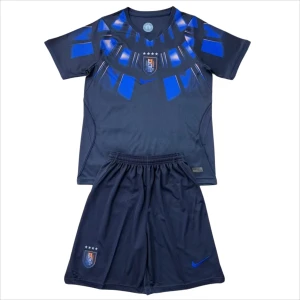 Bambino Maglia Calcio Uruguay Mondiali 2026 Trasferta (+ Pantaloncini)