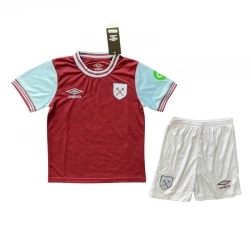 Bambino Maglia Calcio West Ham United 2024-25 Prima (+ Pantaloncini)