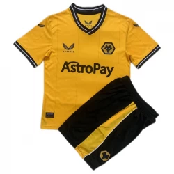 Bambino Maglia Calcio Wolverhampton Wanderers 2023-24 Prima (+ Pantaloncini)