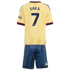 Bambino Maglie Calcio Arsenal FC Bukayo Saka #7 2026-27 Terza (+ Pantaloncini)