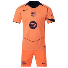 Bambino Maglie Calcio Barcellona 2025-26 Terza (+ Pantaloncini)