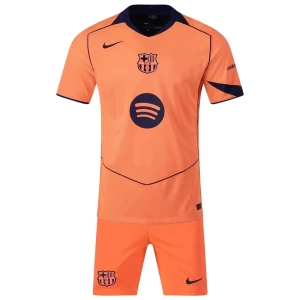Bambino Maglie Calcio Barcellona 2025-26 Terza (+ Pantaloncini)