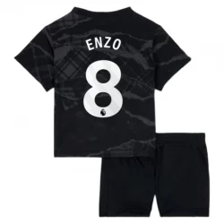 Bambino Maglie Calcio Chelsea FC Enzo Fernández #8 2024-25 Terza (+ Pantaloncini)