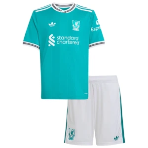 Bambino Maglie Calcio Liverpool FC 2025-26 Terza (+ Pantaloncini)