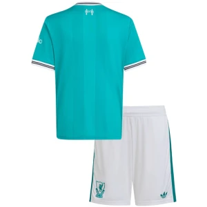 Bambino Maglie Calcio Liverpool FC 2025-26 Terza (+ Pantaloncini)