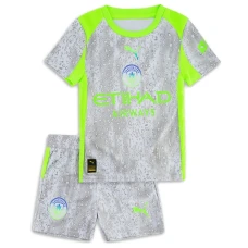 Bambino Maglie Calcio Manchester City 2025-26 Terza (+ Pantaloncini)