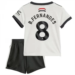 Bambino Maglie Calcio Manchester United Bruno Fernandes #8 2024-25 Terza (+ Pantaloncini)