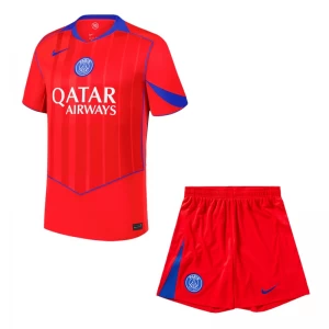 Bambino Maglie Calcio Paris Saint-Germain PSG 2025-26 Terza (+ Pantaloncini)