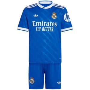 Bambino Maglie Calcio Real Madrid 2025-26 Terza (+ Pantaloncini)