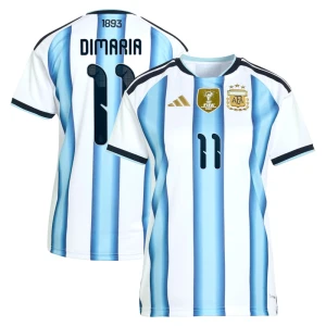 Donna Maglia Calcio Argentina Di Maria #11 Mondiali 2026 Prima