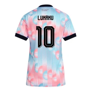 Donna Maglia Calcio Belgio Romelu Lukaku #10 Mondiali 2026 Trasferta