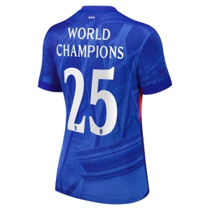 Donna Maglia Calcio Chelsea FC World Champions #25 2025-26 Prima