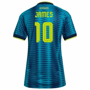Donna Maglia Calcio Colombia James Rodríguez #10 Mondiali 2026 Trasferta