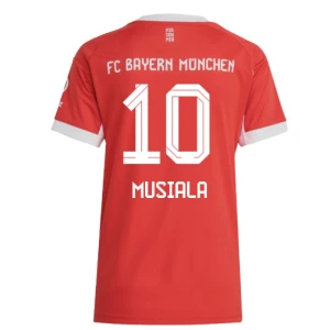 Donna Maglia Calcio FC Bayern München Jamal Musiala #10 2025-26 Prima