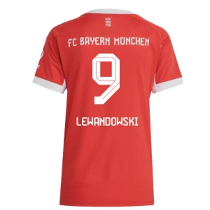 Donna Maglia Calcio FC Bayern München Robert Lewandowski #9 2025-26 Prima