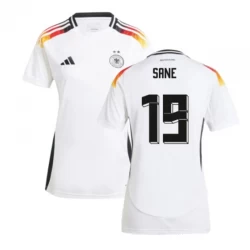 Donna Maglia Calcio Germania Leroy Sané #19 Europei 2024 Prima