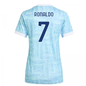 Donna Maglia Calcio Juventus FC 2025-26 Cristiano Ronaldo #7 Trasferta