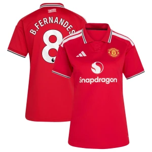 Donna Maglia Calcio Manchester United Bruno Fernandes #8 2026-27 Prima