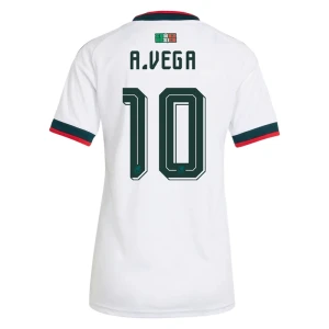 Donna Maglia Calcio Messico A. Vega #10 Mondiali 2026 Trasferta