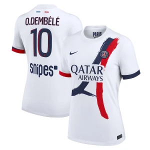 Donna Maglia Calcio Paris Saint-Germain PSG 2025-26 O.Dembele #10 Trasferta
