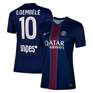 Donna Maglia Calcio Paris Saint-Germain PSG O.Dembele #10 2025-26 Prima