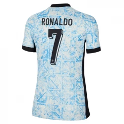 Donna Maglia Calcio Portogallo Cristiano Ronaldo #7 Europei 2024 Trasferta