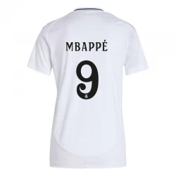 Donna Maglia Calcio Real Madrid Mbappe #9 2024-25 Prima