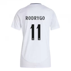 Donna Maglia Calcio Real Madrid Rodrygo #11 2024-25 Prima