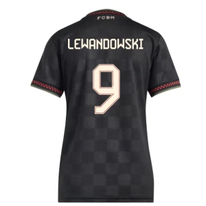 Donna Maglie Calcio FC Bayern München Robert Lewandowski #9 2025-26 Terza