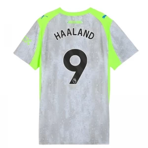 Donna Maglie Calcio Manchester City Erling Haaland #9 2025-26 Terza