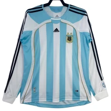 Maglia Argentina Retro 2006 Prima Uomo Manica Lunga