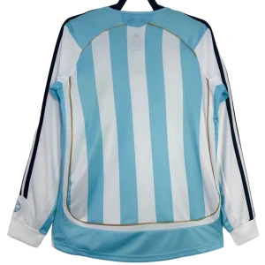 Maglia Argentina Retro 2006 Prima Uomo Manica Lunga