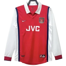 Maglia Arsenal FC Retro 1998-99 Prima Uomo Manica Lunga