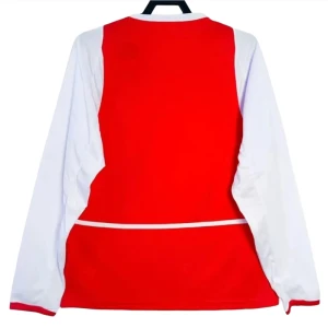 Maglia Arsenal FC Retro 2002-04 Prima Uomo Manica Lunga