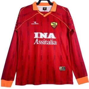 Maglia AS Roma Retro 1999-00 Prima Uomo Manica Lunga