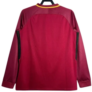Maglia AS Roma Retro 2017-18 Prima Uomo Manica Lunga