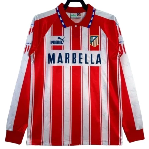 Maglia Atlético Madrid Retro 1994-95 Prima Uomo Manica Lunga