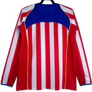 Maglia Atlético Madrid Retro 2004-05 Prima Uomo Manica Lunga