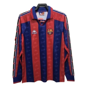 Maglia Barcellona Retro 1996-97 Prima Uomo Manica Lunga