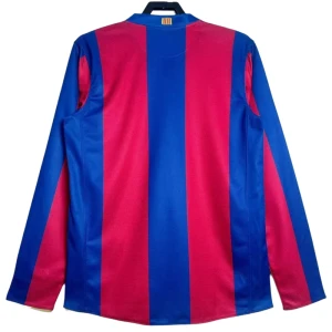 Maglia Barcellona Retro 2007-08 Prima Uomo Manica Lunga