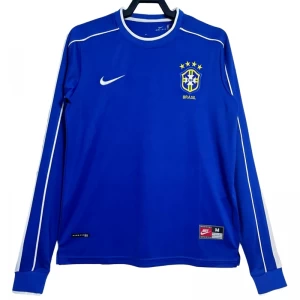Maglia Brasile Retro 1998 Trasferta Uomo Manica Lunga