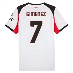 Maglia Calcio AC Milan 2025-26 Gimenez #7 Trasferta Uomo