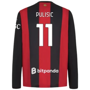 Maglia Calcio AC Milan Christian Pulisic #11 2026-27 Prima Uomo Manica Lunga