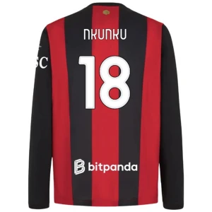 Maglia Calcio AC Milan Christopher Nkunku #18 2026-27 Prima Uomo Manica Lunga