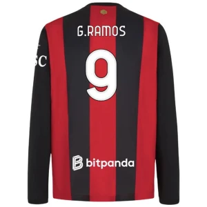 Maglia Calcio AC Milan G. Ramos #9 2026-27 Prima Uomo Manica Lunga