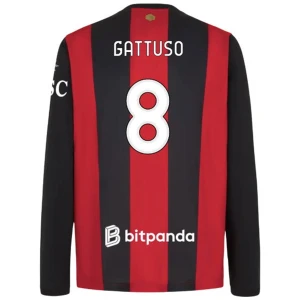 Maglia Calcio AC Milan Gattuso #8 2026-27 Prima Uomo Manica Lunga