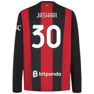 Maglia Calcio AC Milan Jashari #30 2026-27 Prima Uomo Manica Lunga