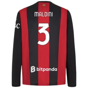 Maglia Calcio AC Milan Maldini #3 2026-27 Prima Uomo Manica Lunga